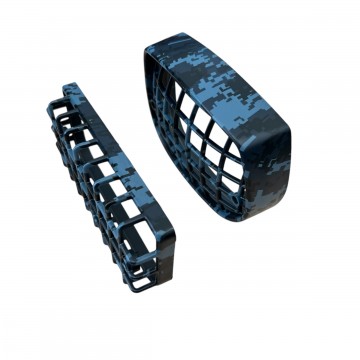 PIXEL MILITARE AZZURRO...