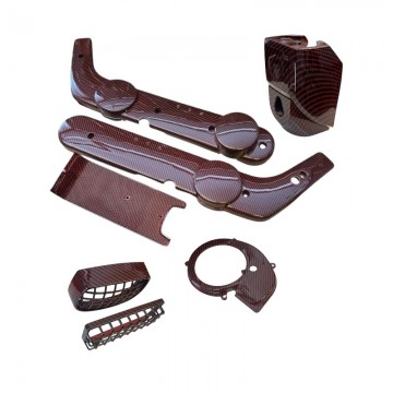 KIT 7 PZ CARBON LOOK...