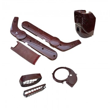 KIT 7 PZ CARBON LOOK...