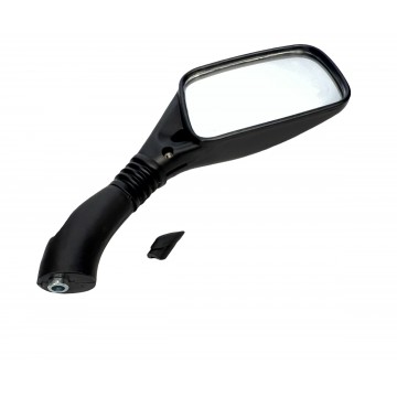 RMS Rearview Mirror Set For Aprilia Amico, Gulliver, SR 50, Ditech, Nescaper, Racing - Black, E-Approved